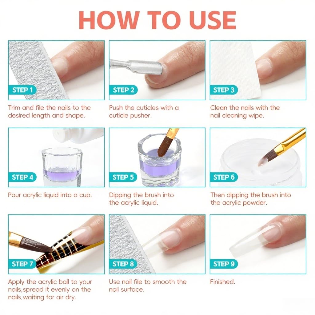 Leeclek nail glue decorations: strong adhesion for secure decorations and long-lasting manicures.