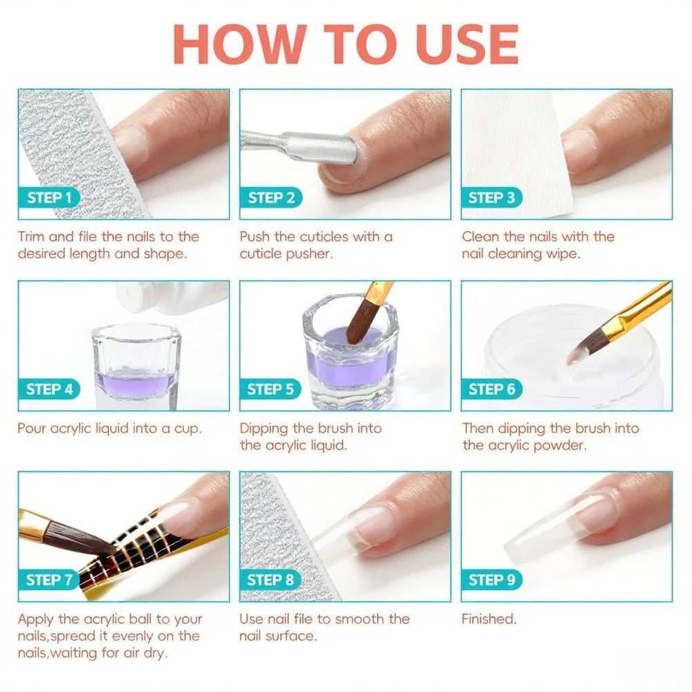 Leeclek nail glue decorations: strong adhesion for secure decorations and long-lasting manicures.