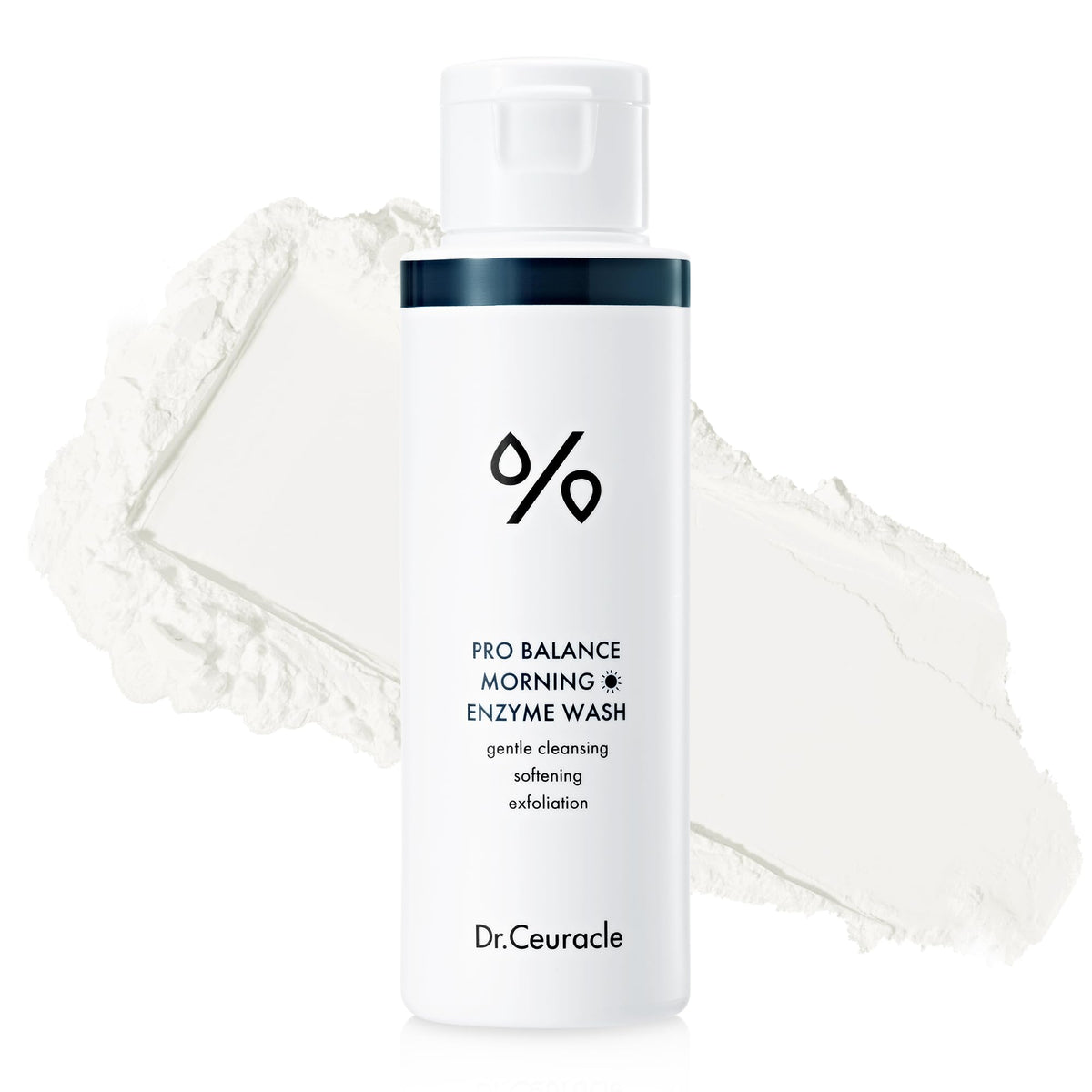 Leegeehaam Dr.Ceuracle Pro Balance enzyme powder face wash bottle, deep cleansing.