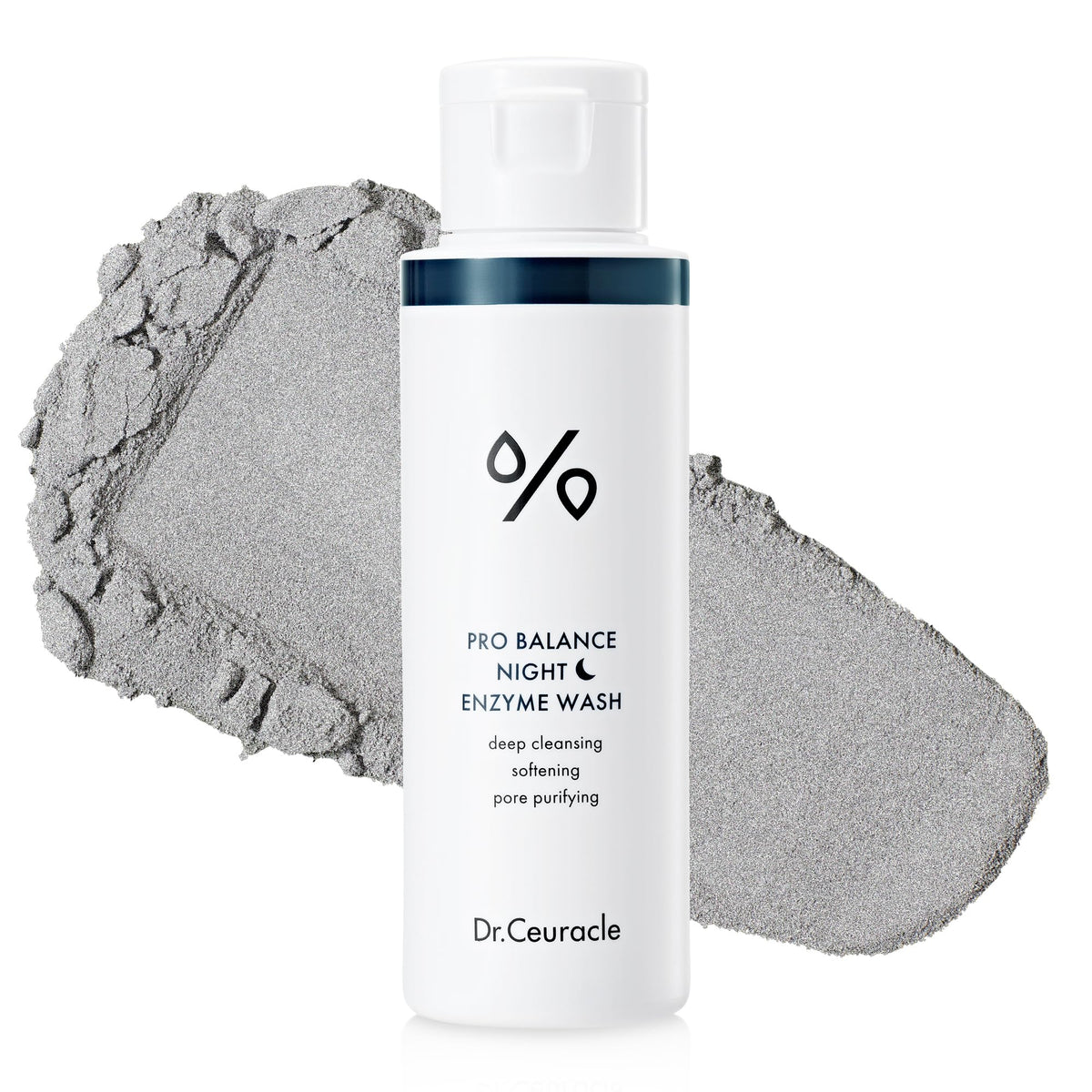Leegeehaam Dr.Ceuracle Pro Balance enzyme powder wash powder-to-foam for gentle cleansing.
