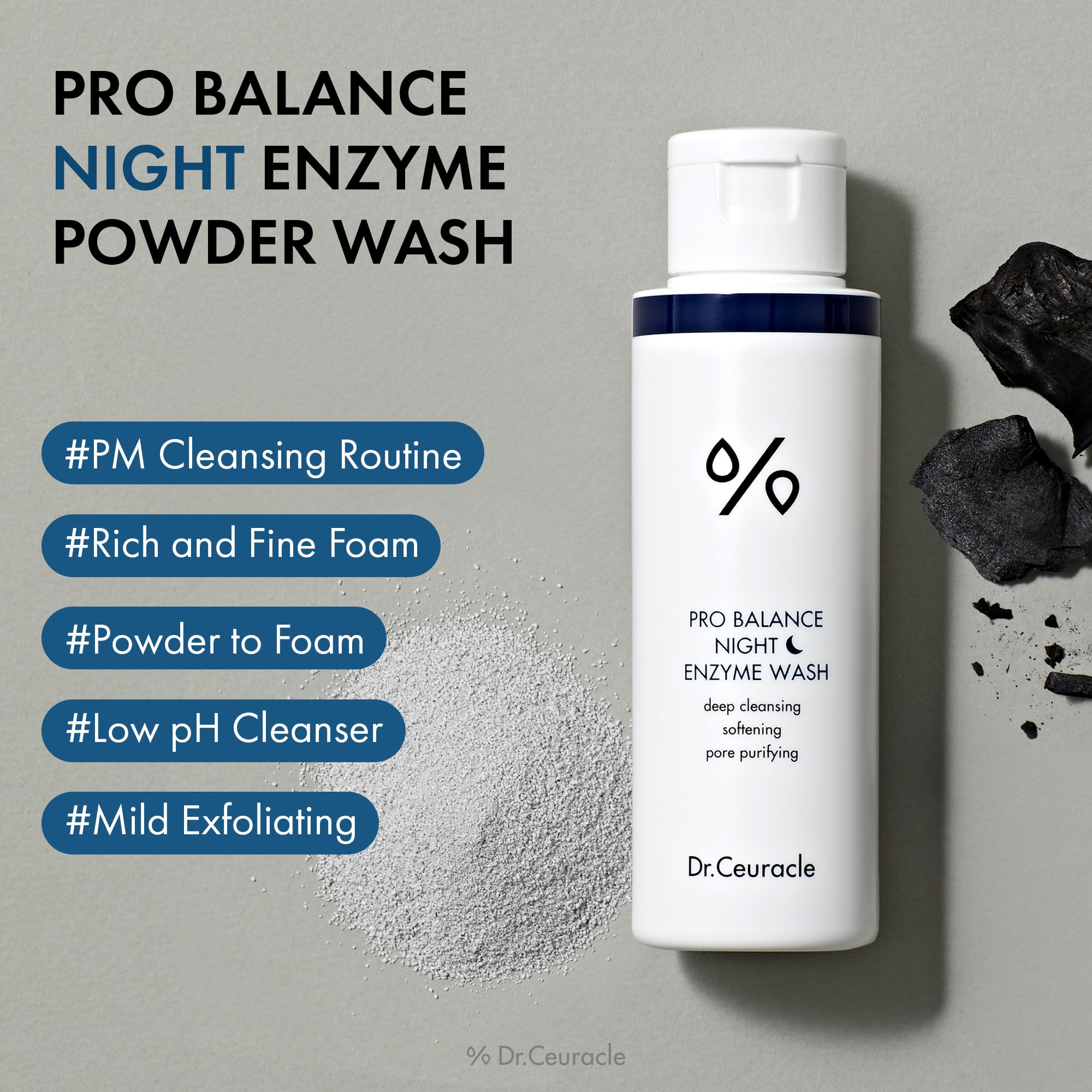 Leegeehaam Dr.Ceuracle Pro Balance wash aids sebum control with probiotic complex.
