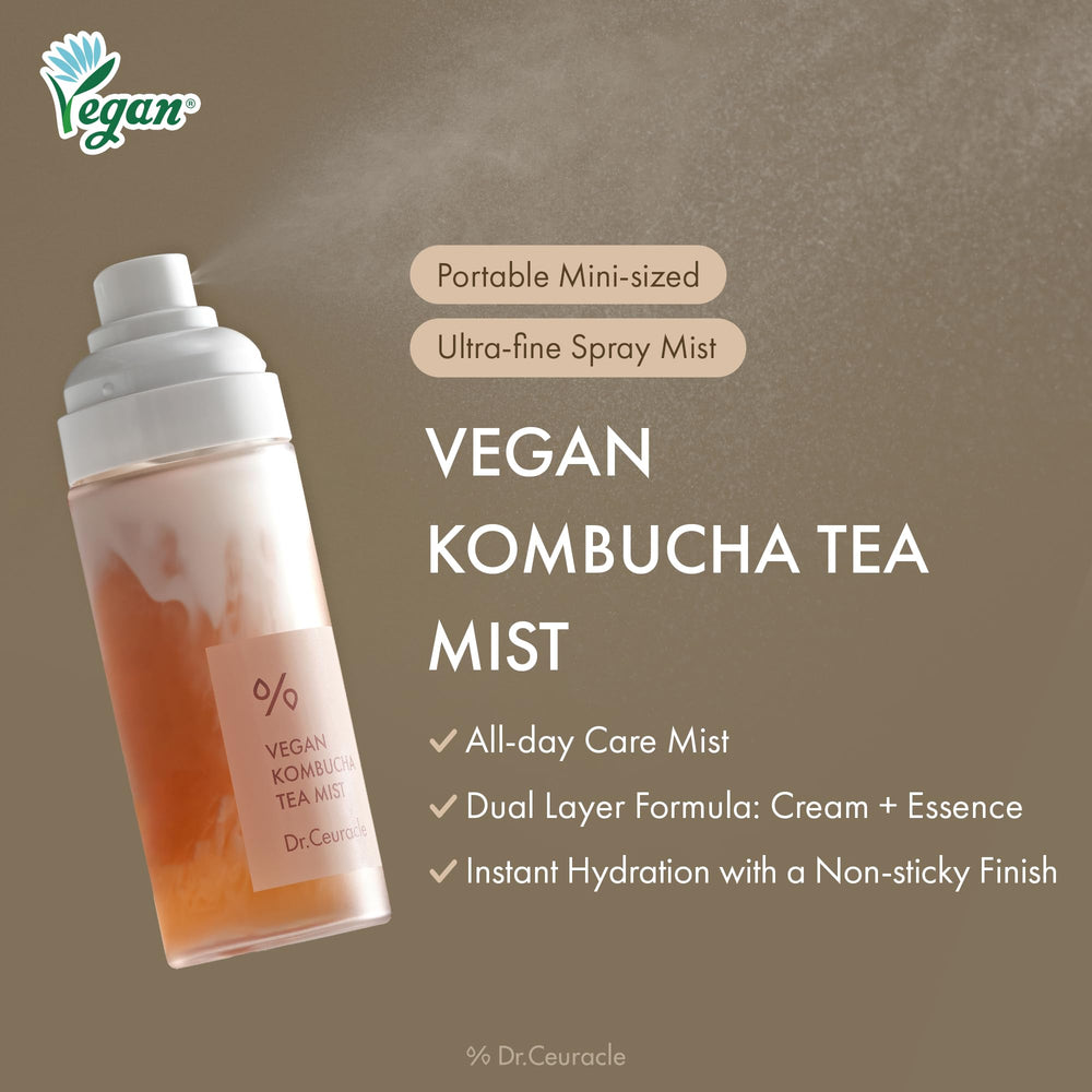 Leegeehaam Dr.Ceuracle mist ingredients close‑up highlighting glow with glutathione and niacinamide