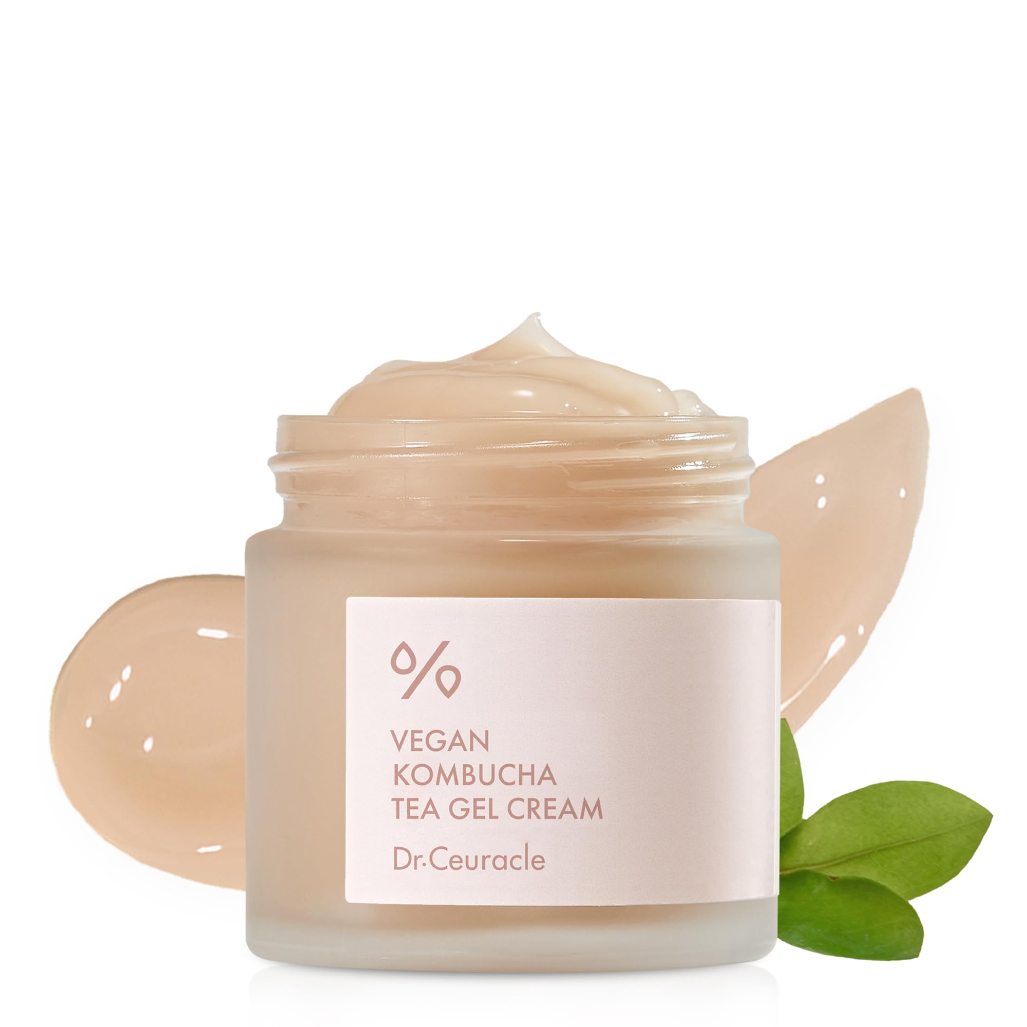 Leegeehaam Dr.Ceuracle gel cream jar closeup supports long-lasting hydration and dewy skin