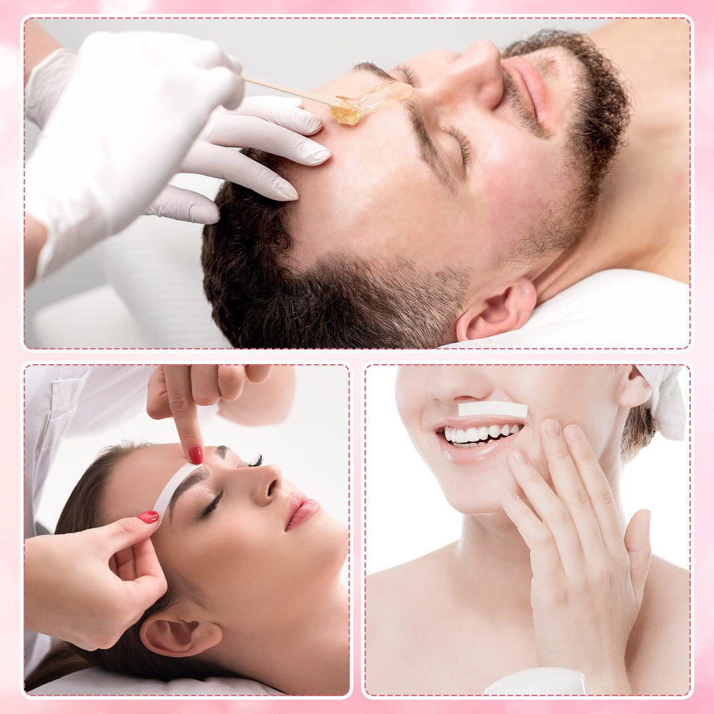Leelosp body hair removal demo illustrates quick, clean strip removal.