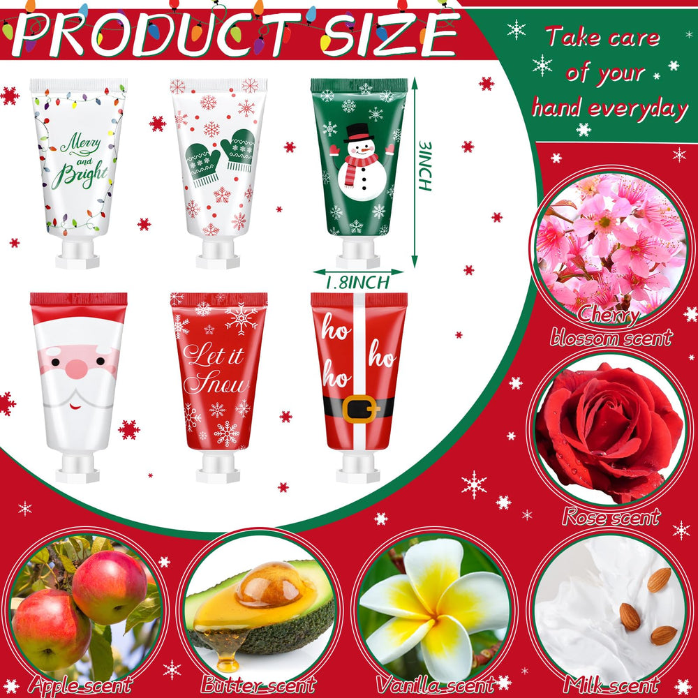 Leelosp Christmas hand cream travel-size 30ml close-up highlights quick-absorb formula.