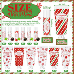 Leelosp Christmas lip balm bulk 24x5g highlighting peppermint scent for on-the-go moisture