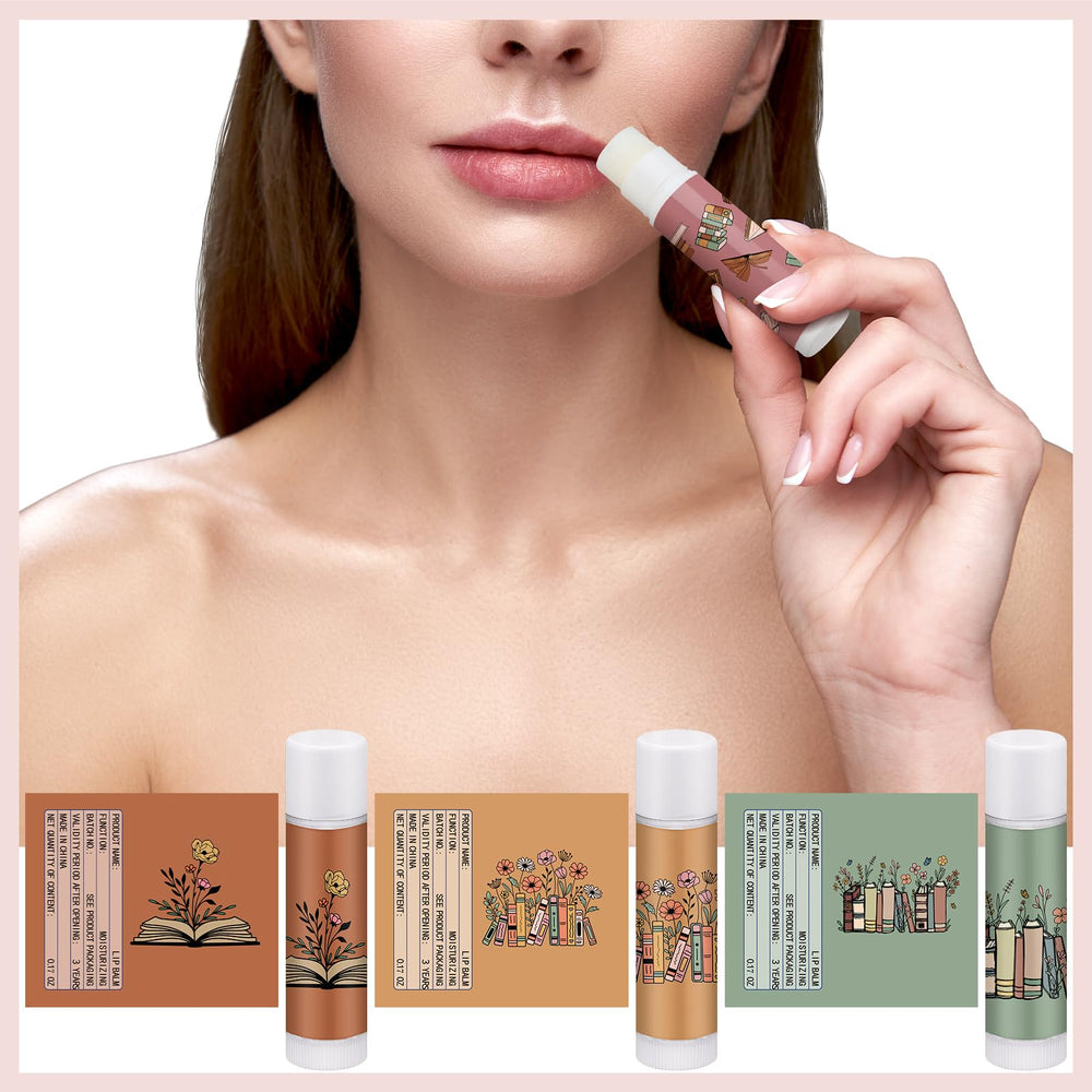 Leelosp librarian-bookworms lip balm provides gentle moisture for long study sessions
