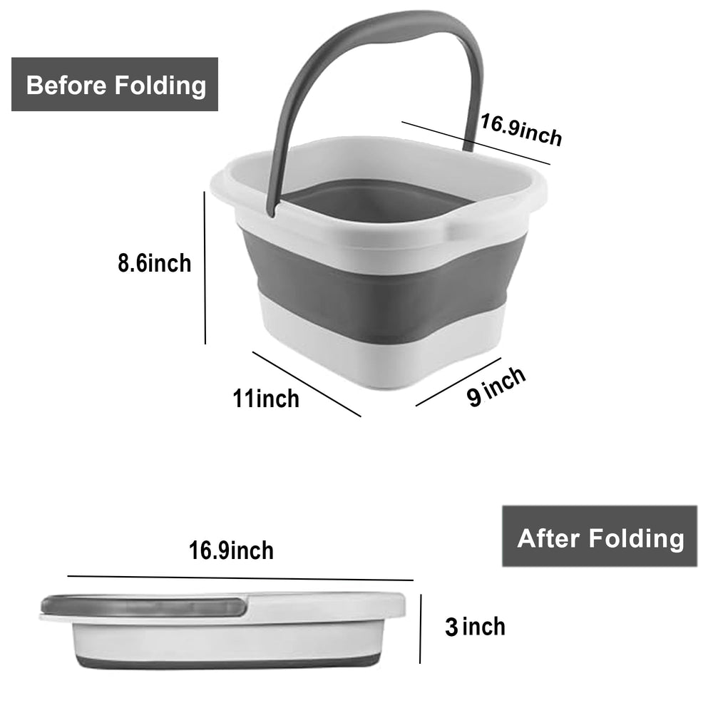 Leemeimei foot soak tub showing acupoint nodes for soothing foot massage.