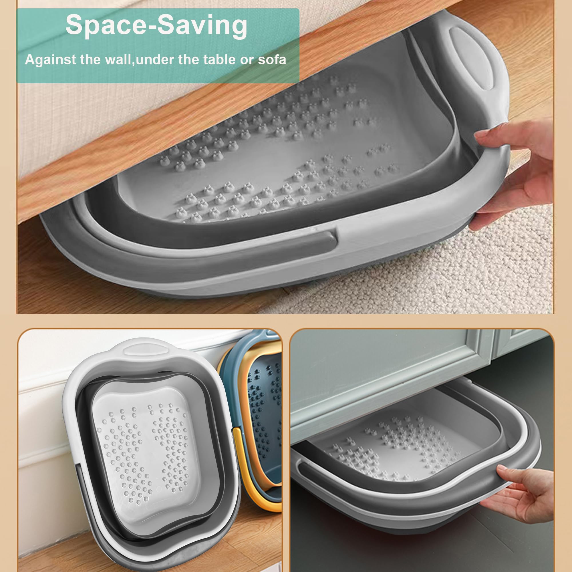 Leemeimei foot soak tub used as a multi-use basin for car wash or laundry.