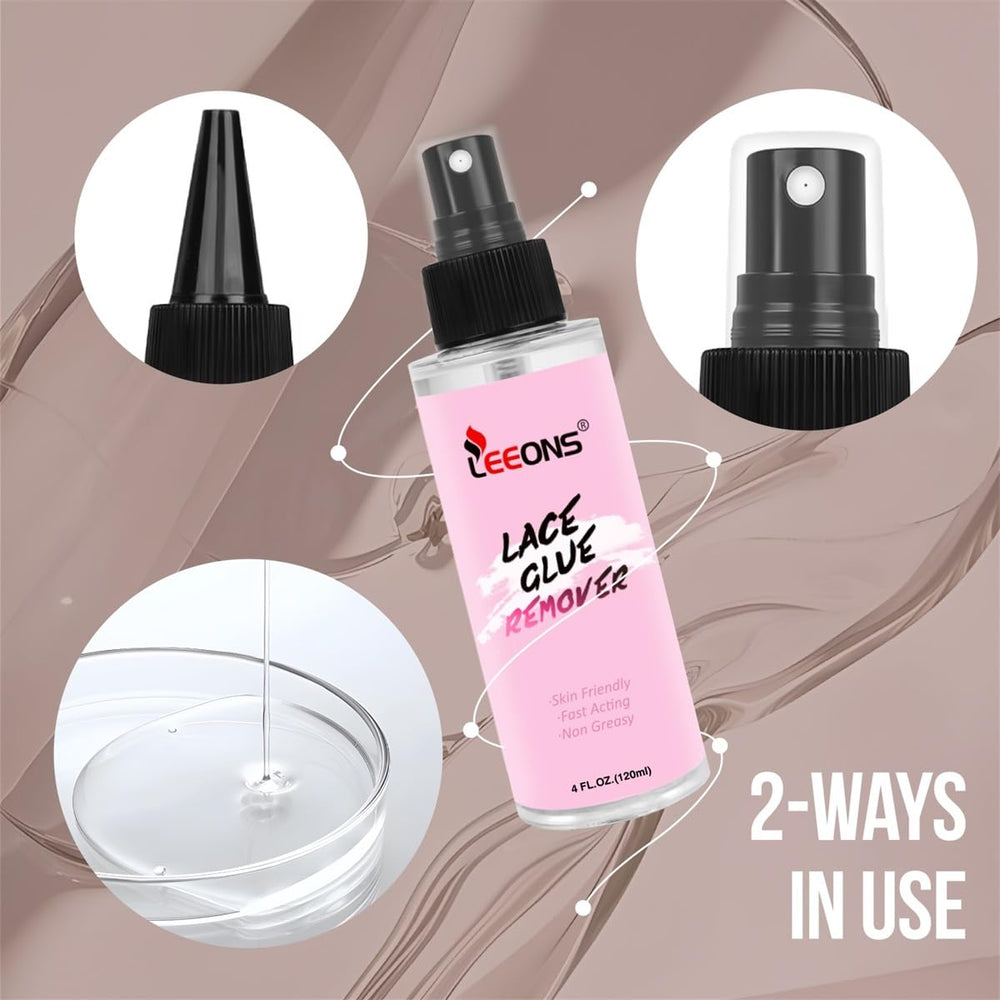 LEEONS easy cleanup after removal captures mess-free maintenance and quick re-taping preparation.
