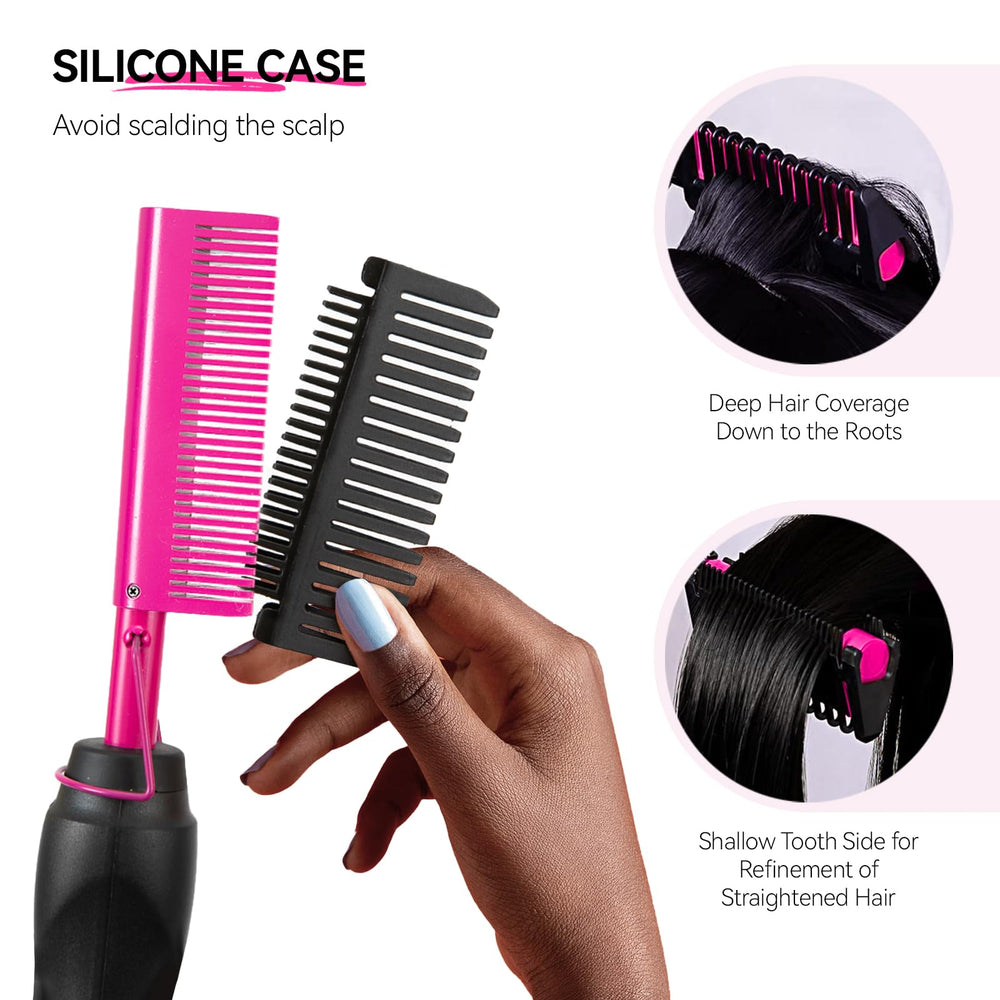 LEEONS hot comb is lightweight and compact for easy travel
