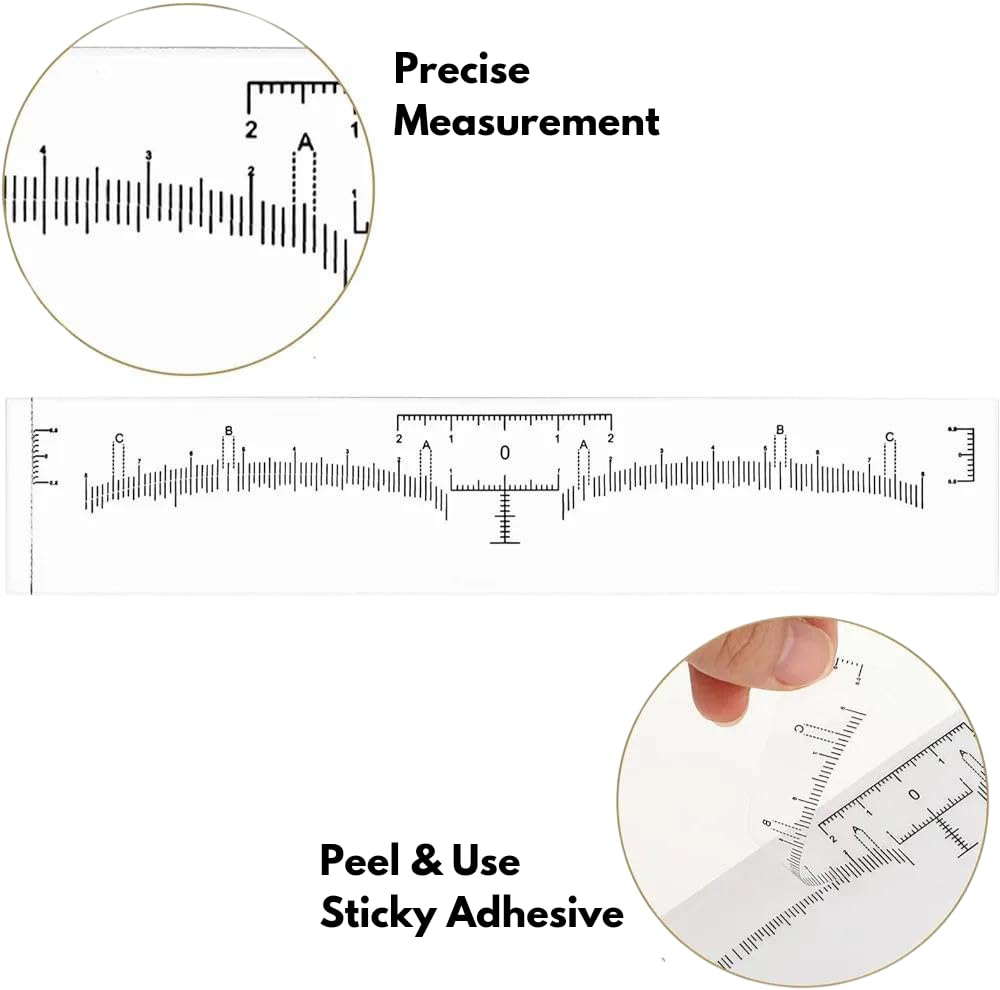 LEES A.M. clean-face setup for quick, sanitary brow mapping.
