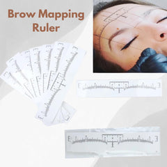 LEES A.M. disposable brow measuring tool ensuring hygienic single-use use.