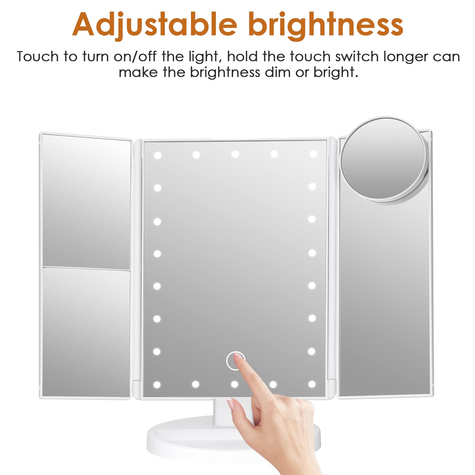 LeeWent removable base and rotatable frame for ideal viewing angles.