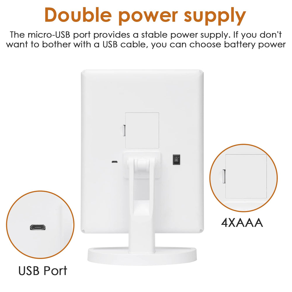 LeeWent dual power USB or battery mode for flexible placement.