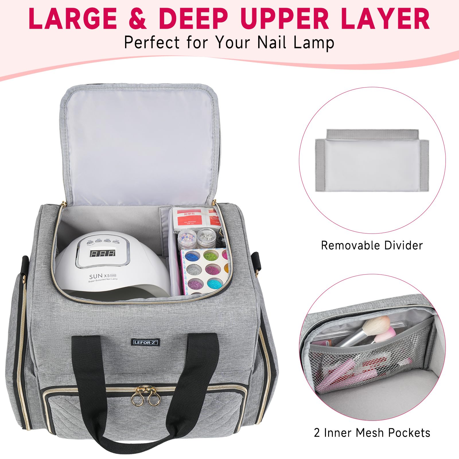LEFOR-Z premium polyester construction emphasizes durability and easy cleaning.