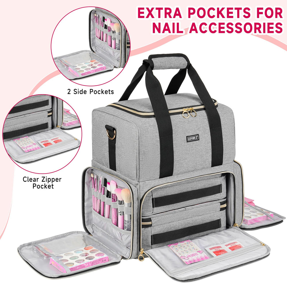 LEFOR-Z removable cases keep bottles secure during transport.