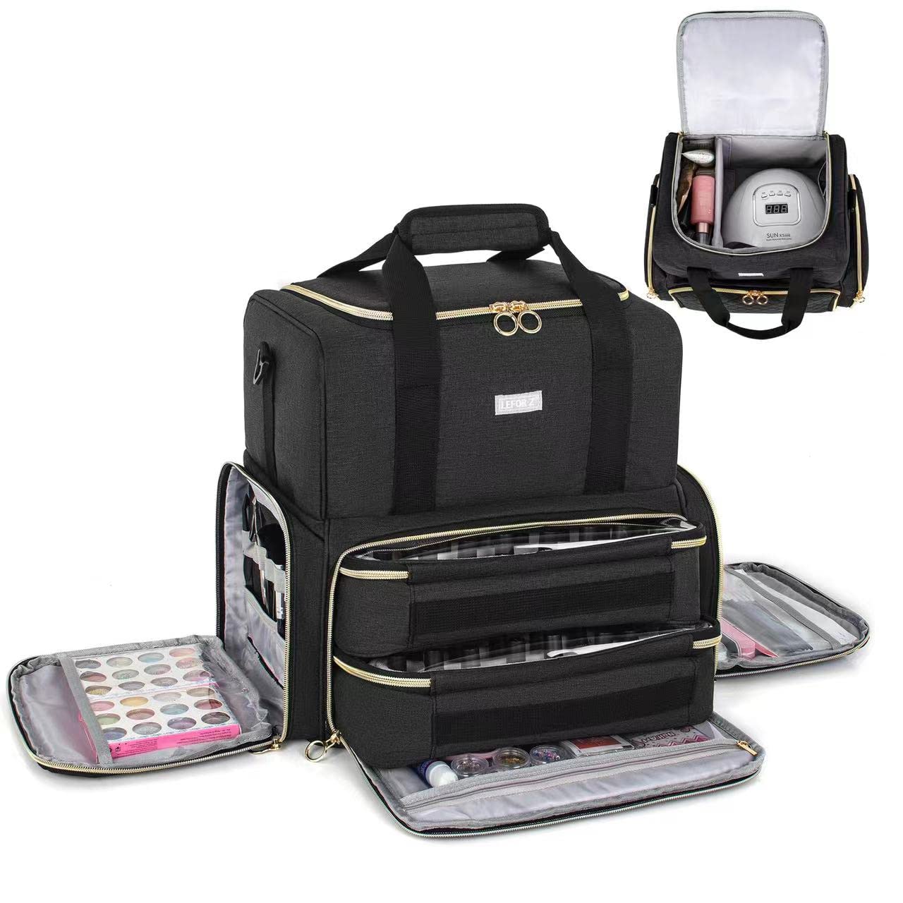 LEFOR·Z three carry options for home, salon, and travel use