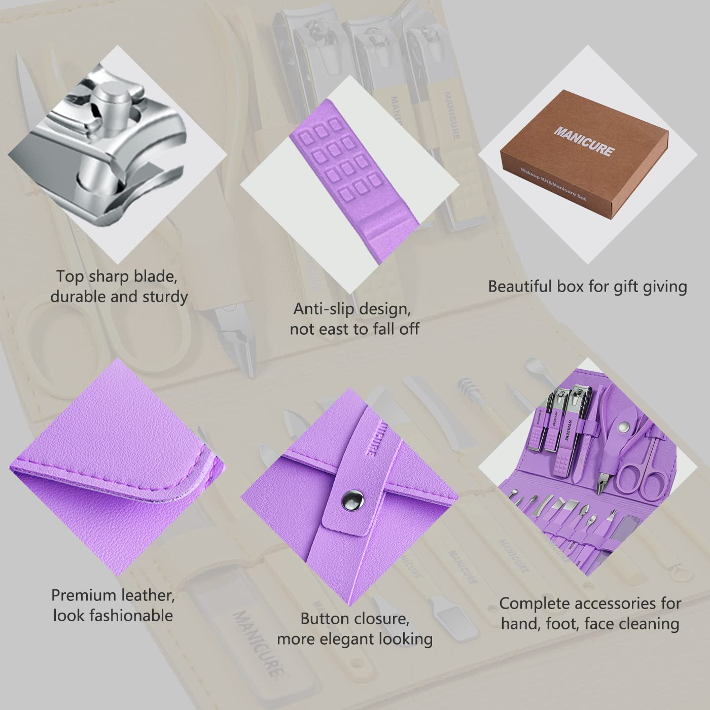 Leipple nail files highlighting smooth edges for salon-like finishes