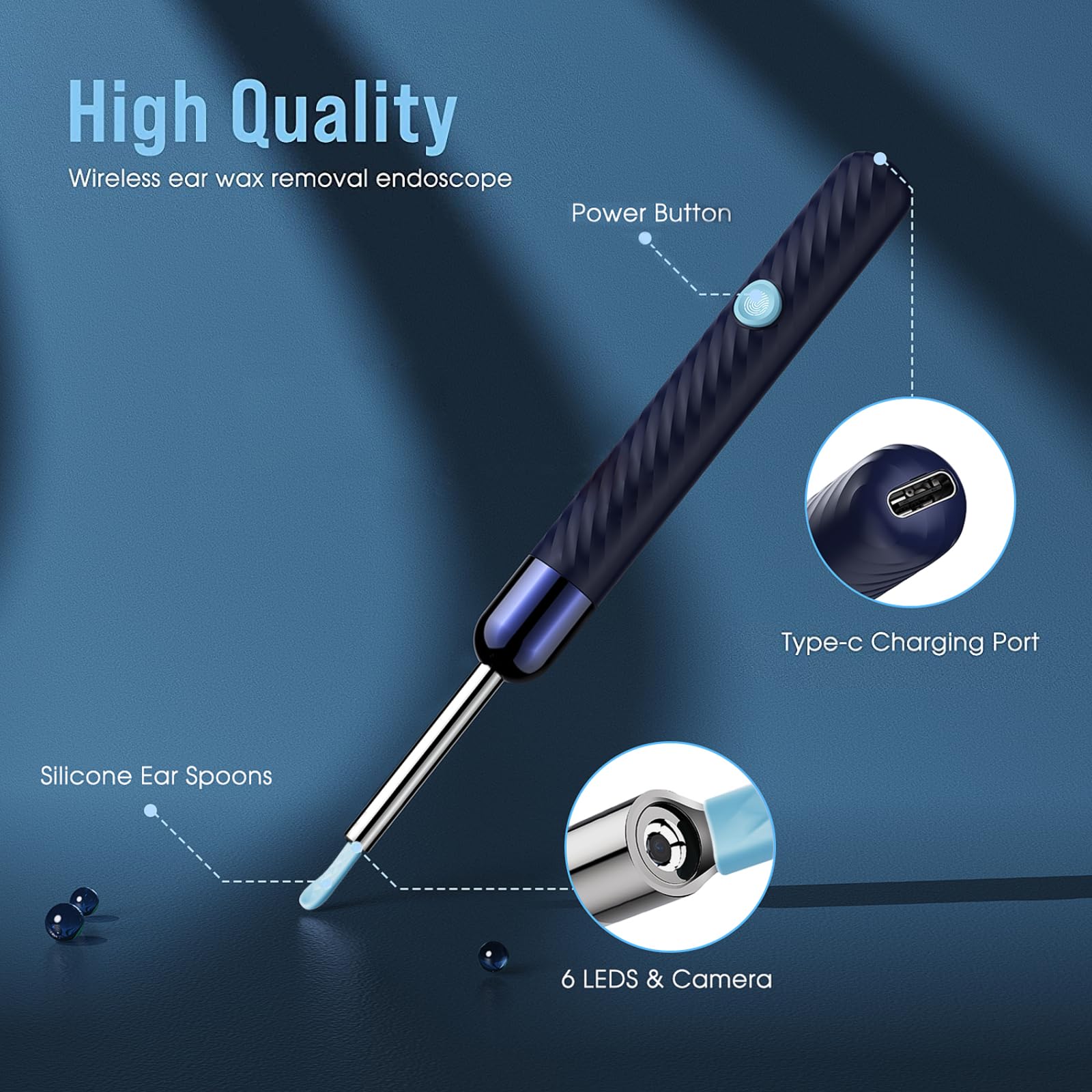LEIPUT wand in hand to show compact size and ergonomic reach for safe home use