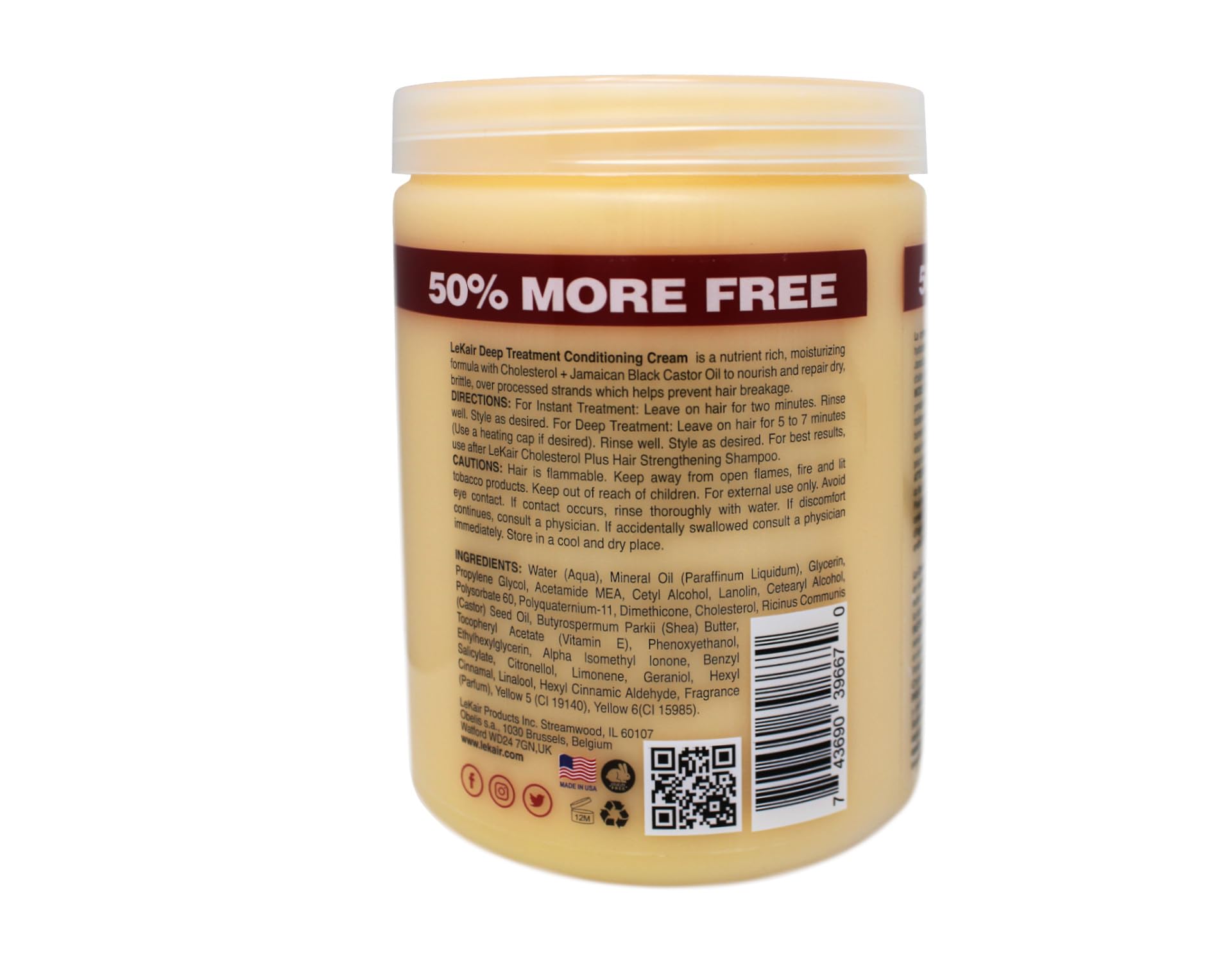 LeKair Cholesterol Plus tub on dresser for easy conditioning.