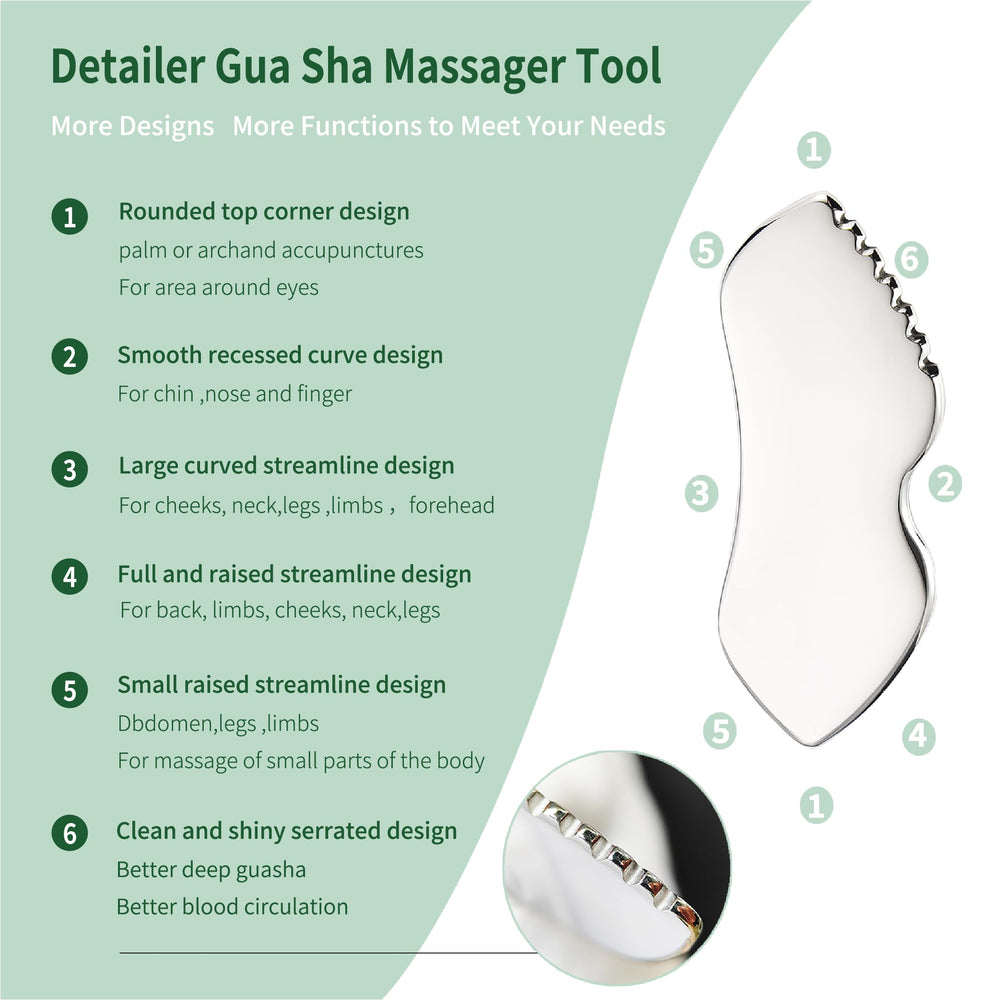 LeMeeOly eye cream applicator roller aiding cream absorption and reduced under-eye fatigue.
