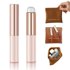 LeMeeOly silicone lip brush with round head delivers even lipstick application.