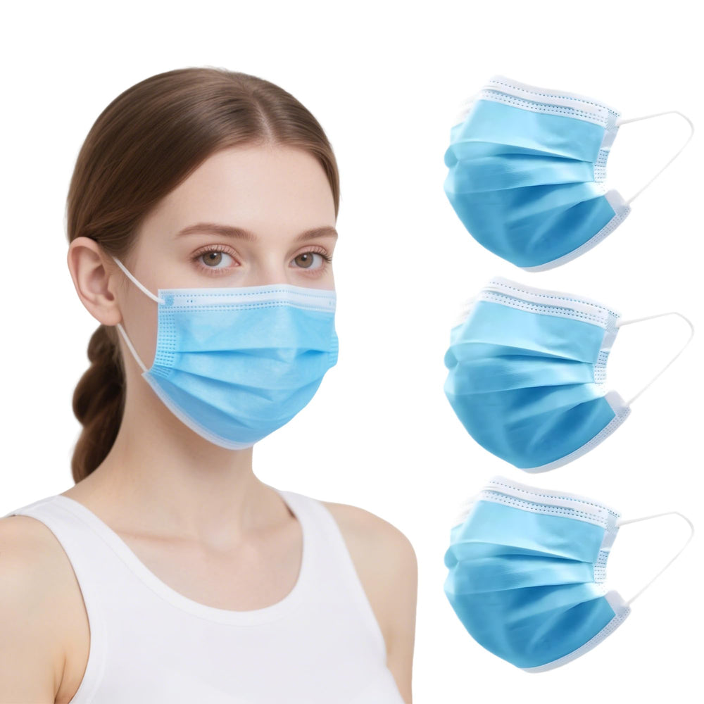 LEMENT indoor outdoor use blue mask for errands and travel.
