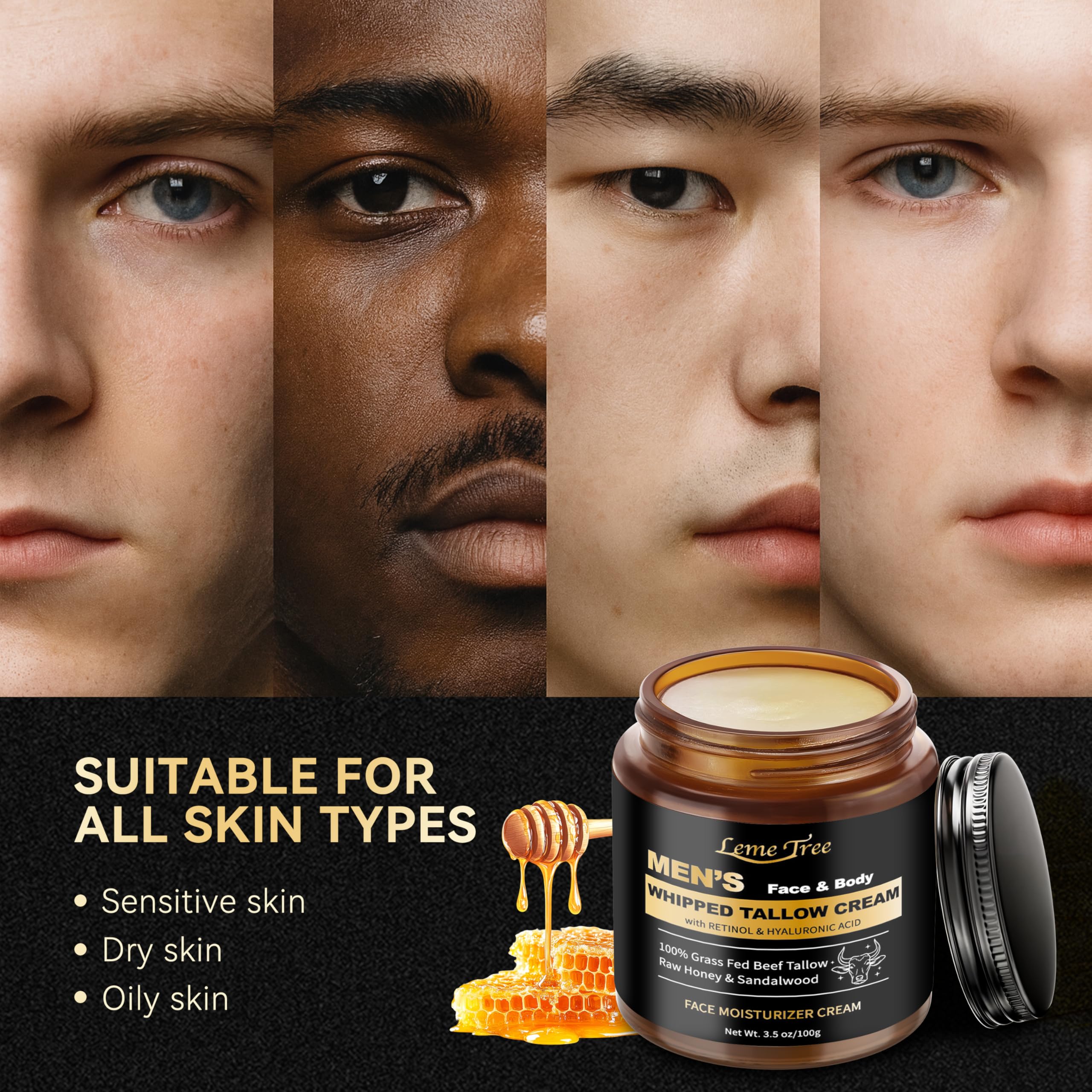 LemeTree skin after application shows balanced hydration and glow