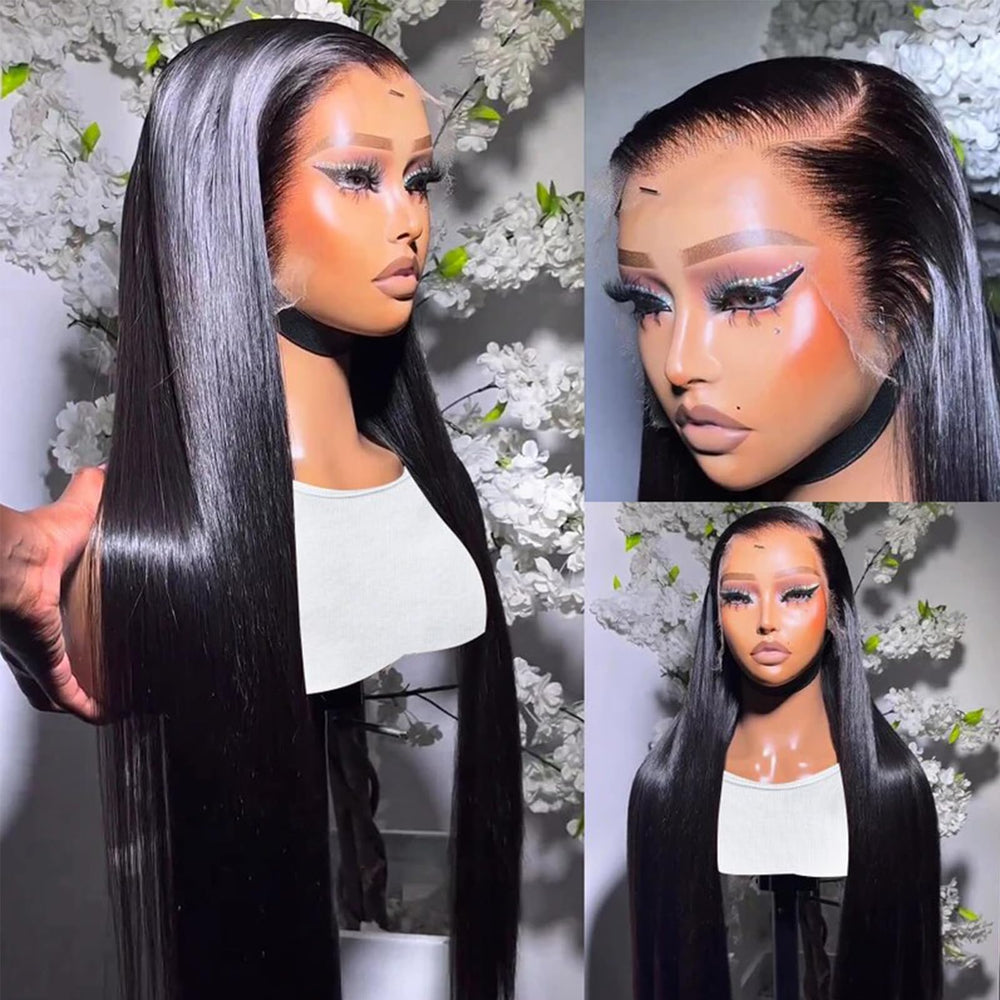 Lemoda 15A Brazilian virgin hair wig straight for natural shine and easy styling