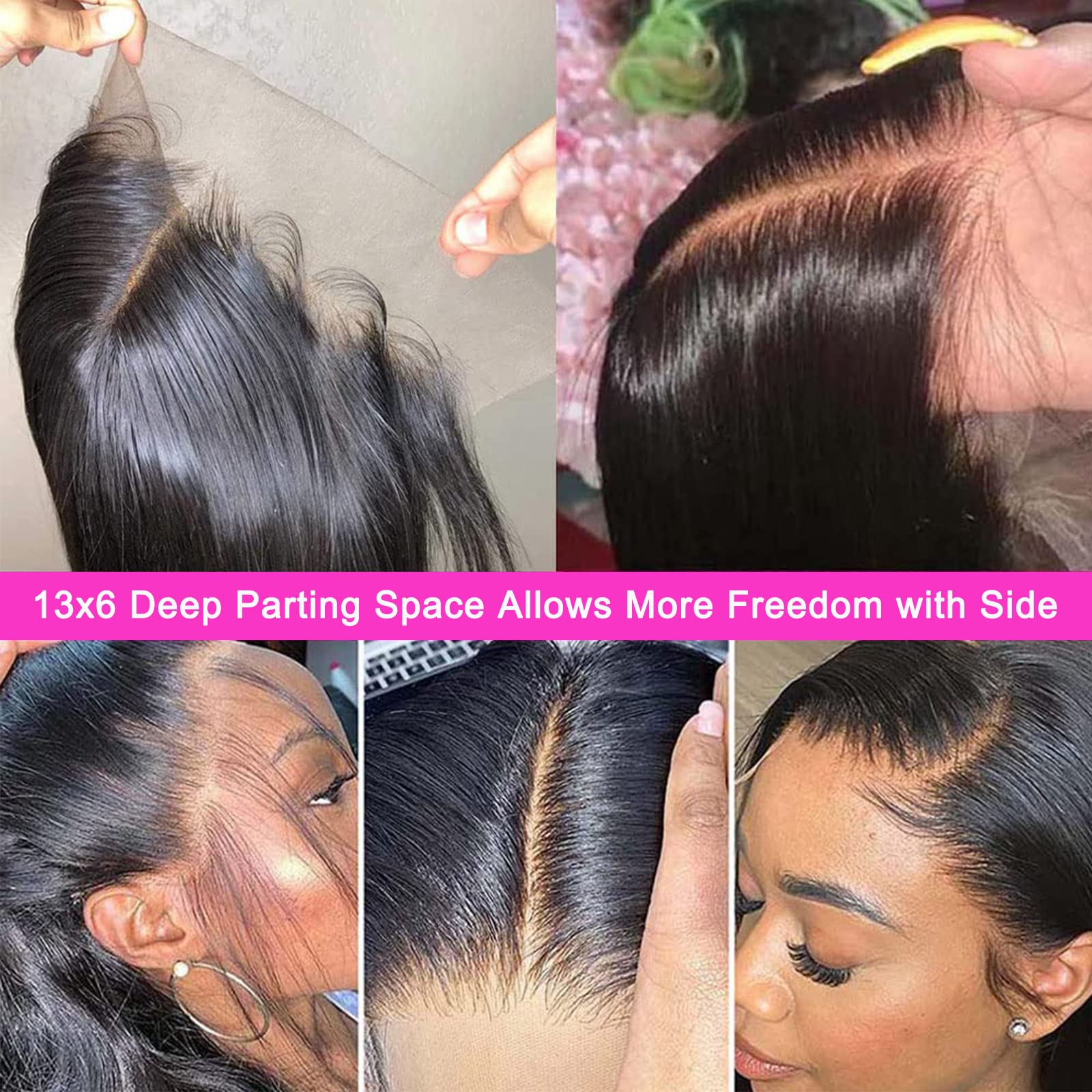 Lemoda 180 density full wig delivers rich fullness without stiffness