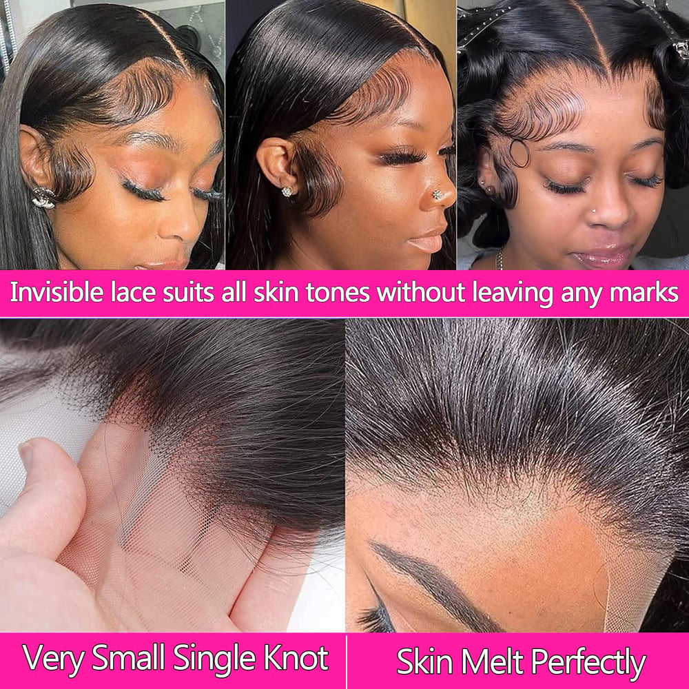Lemoda natural hairline with pre-plucked baby hairs for seamless wear