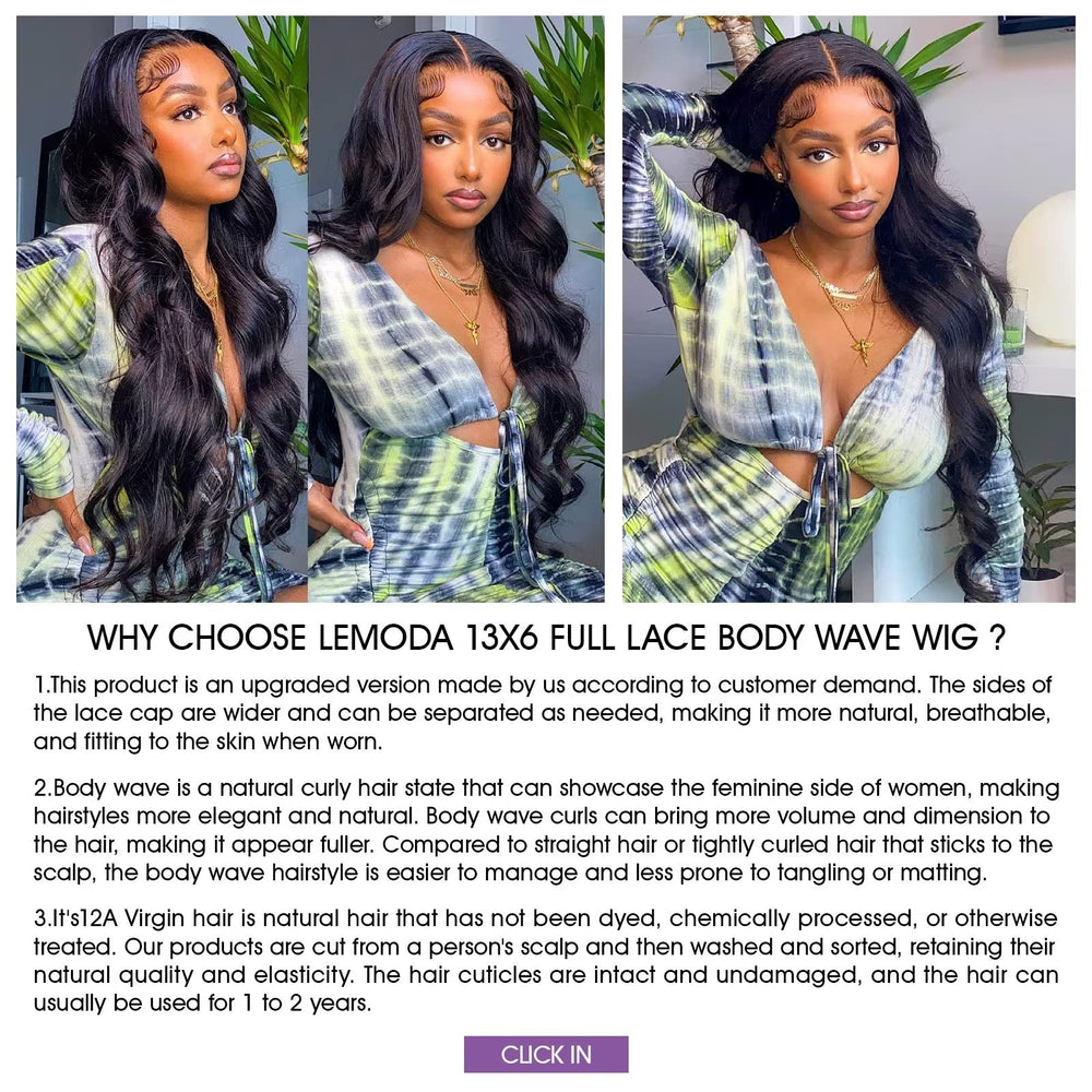 Lemoda virgin 15A hair with intact cuticles for longevity