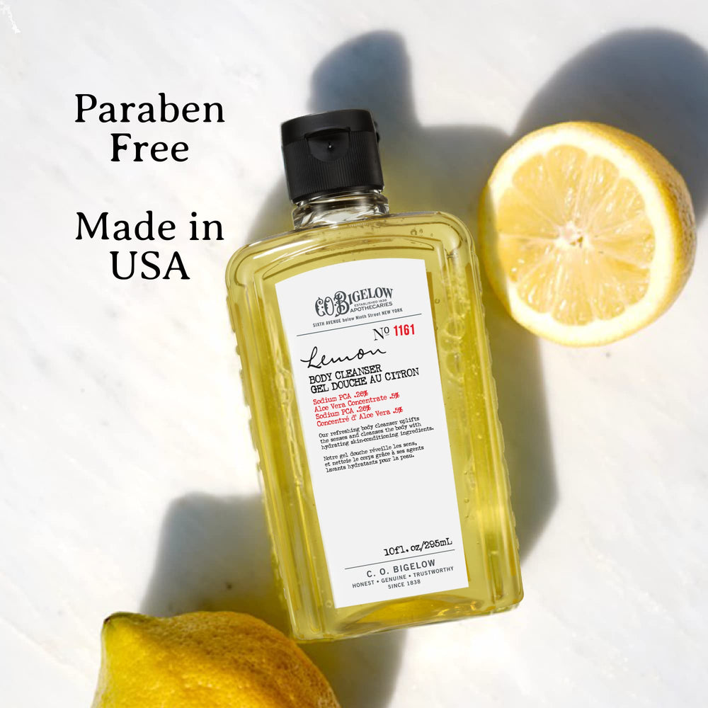 C.O. Bigelow Lemon Oil and Lemon Extract deliver refreshing scent.