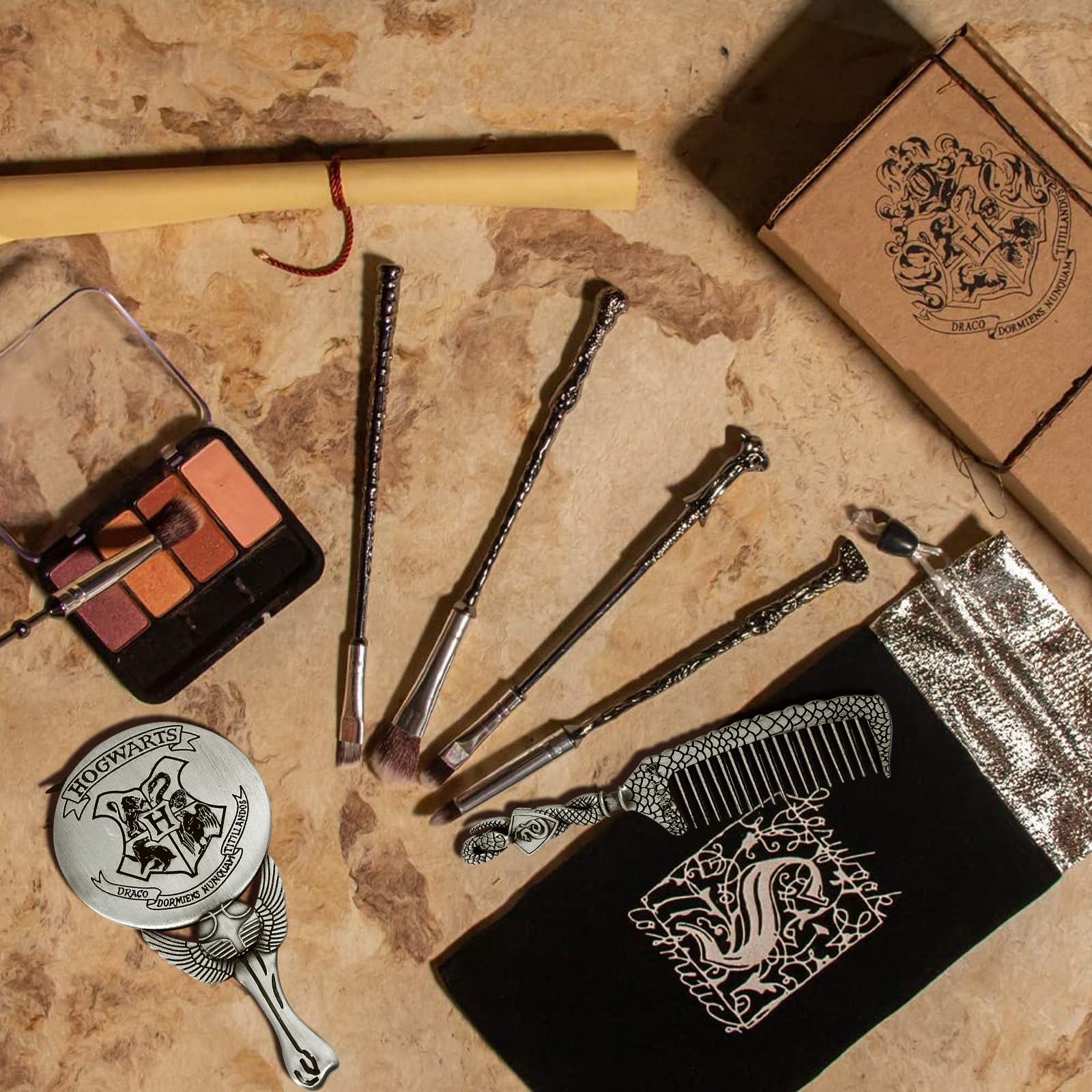 LENDOO Harry makeup brushes premium gift box for gifting appeal.