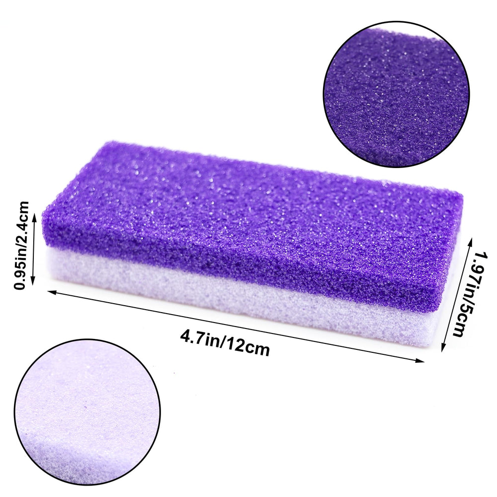 Lenpestia foot pumice stone double-sided for stubborn or softer skin