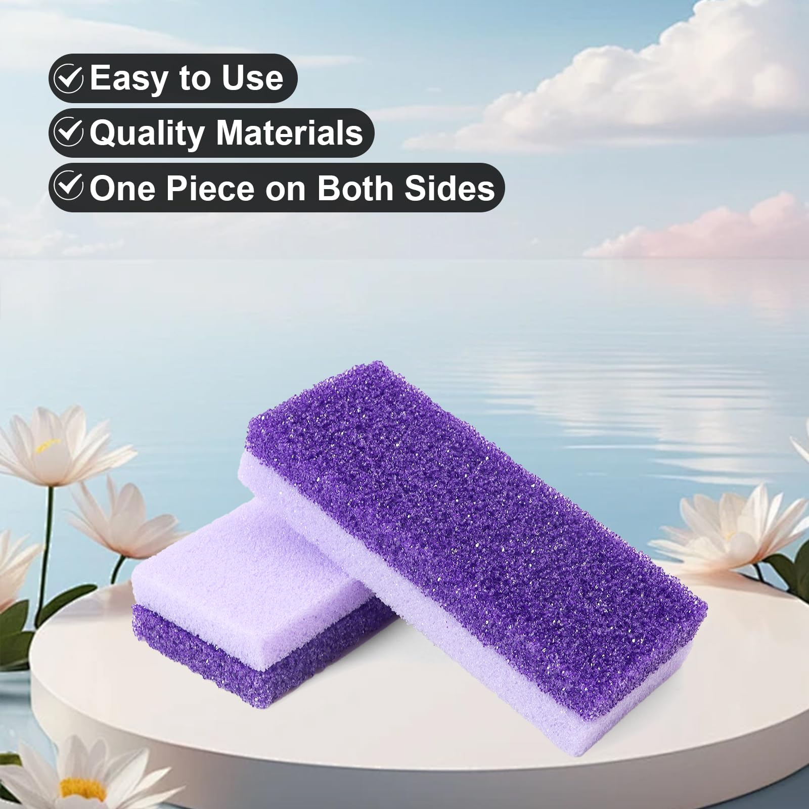 Lenpestia foot pumice stone promotes soft skin after use