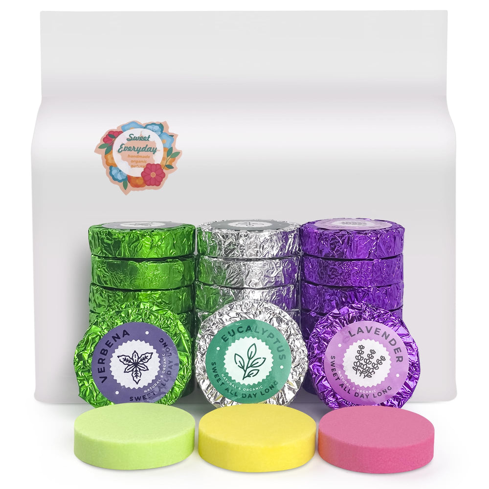 Leoce eucalyptus shower steamer 15 pieces for energizing steam.