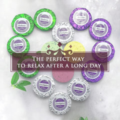 Leoce lavender shower steamer 15 pieces for calming routines.