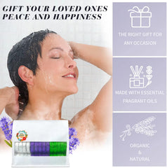 Leoce verbena shower steamer 15 pieces for refreshing showers.