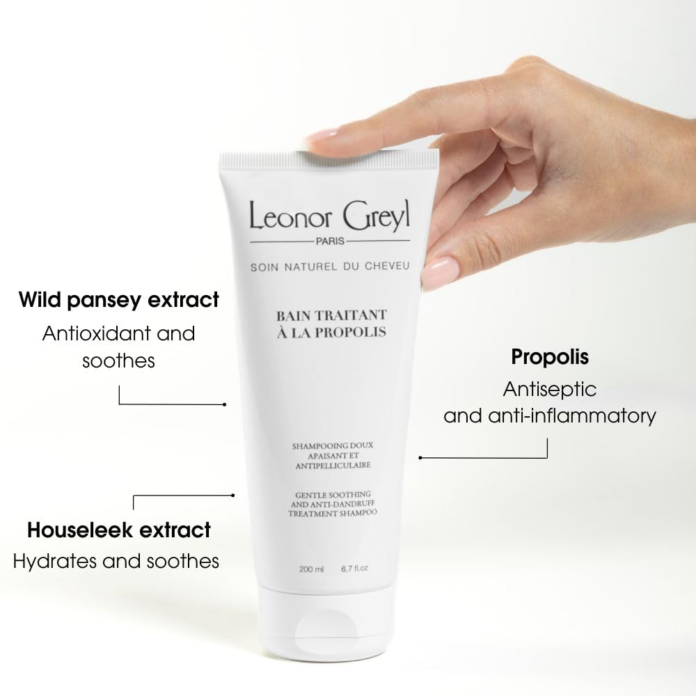 Leonor Greyl propolis-chamomile-ingredients features antioxidant-rich botanicals supporting scalp comfort