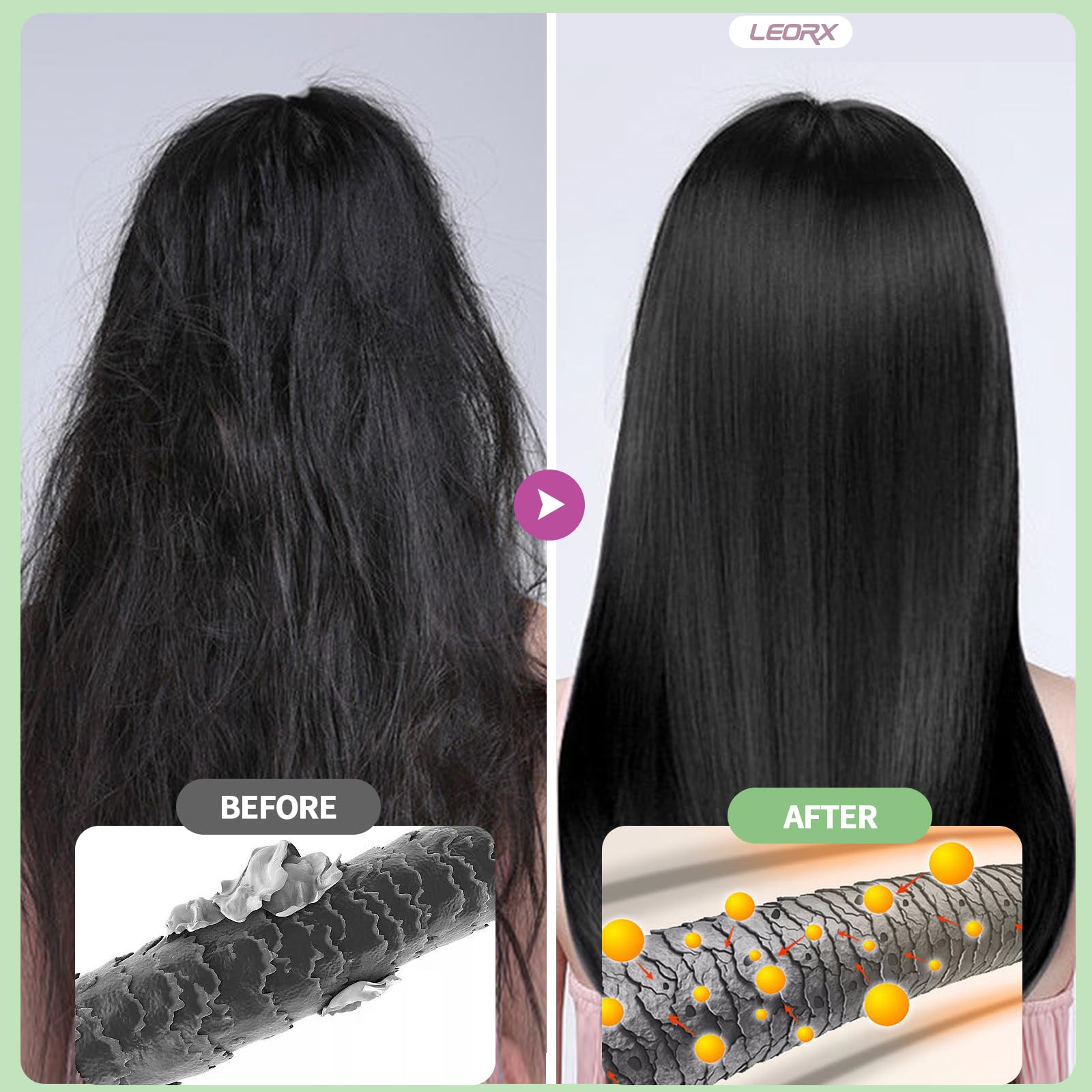 Leorx ammonia-free formula reduces harsh chemical exposure during coloring