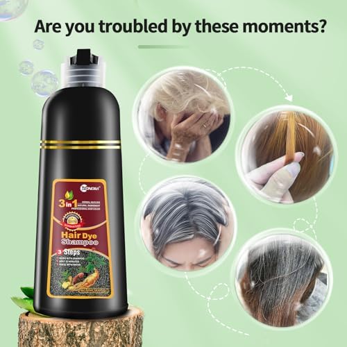 Leorx Hair Dye Shampoo foam-dispense highlights rich lather for easy coloring