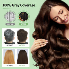 Leorx natural ingredients include wild ginseng and olive oil for hair nourishment during color.