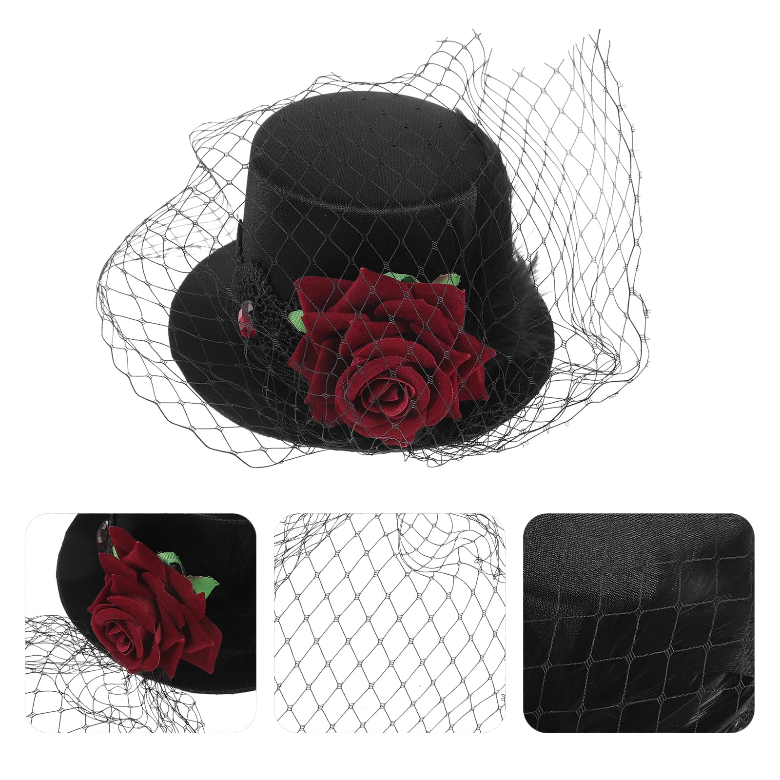 LEORX net yarn embellishment creates texture under lights.
