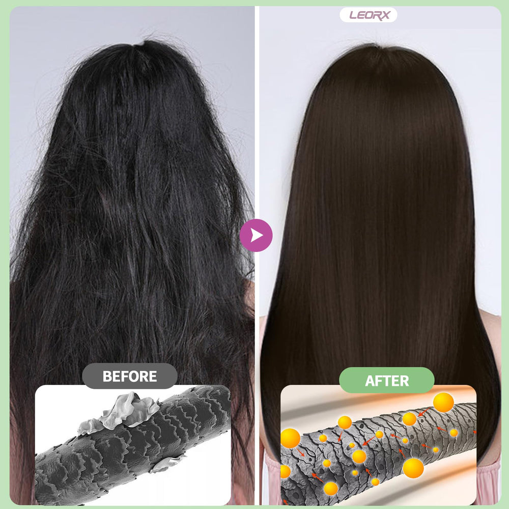 Leorx color treatment minimizes damage while boosting hair vitality.