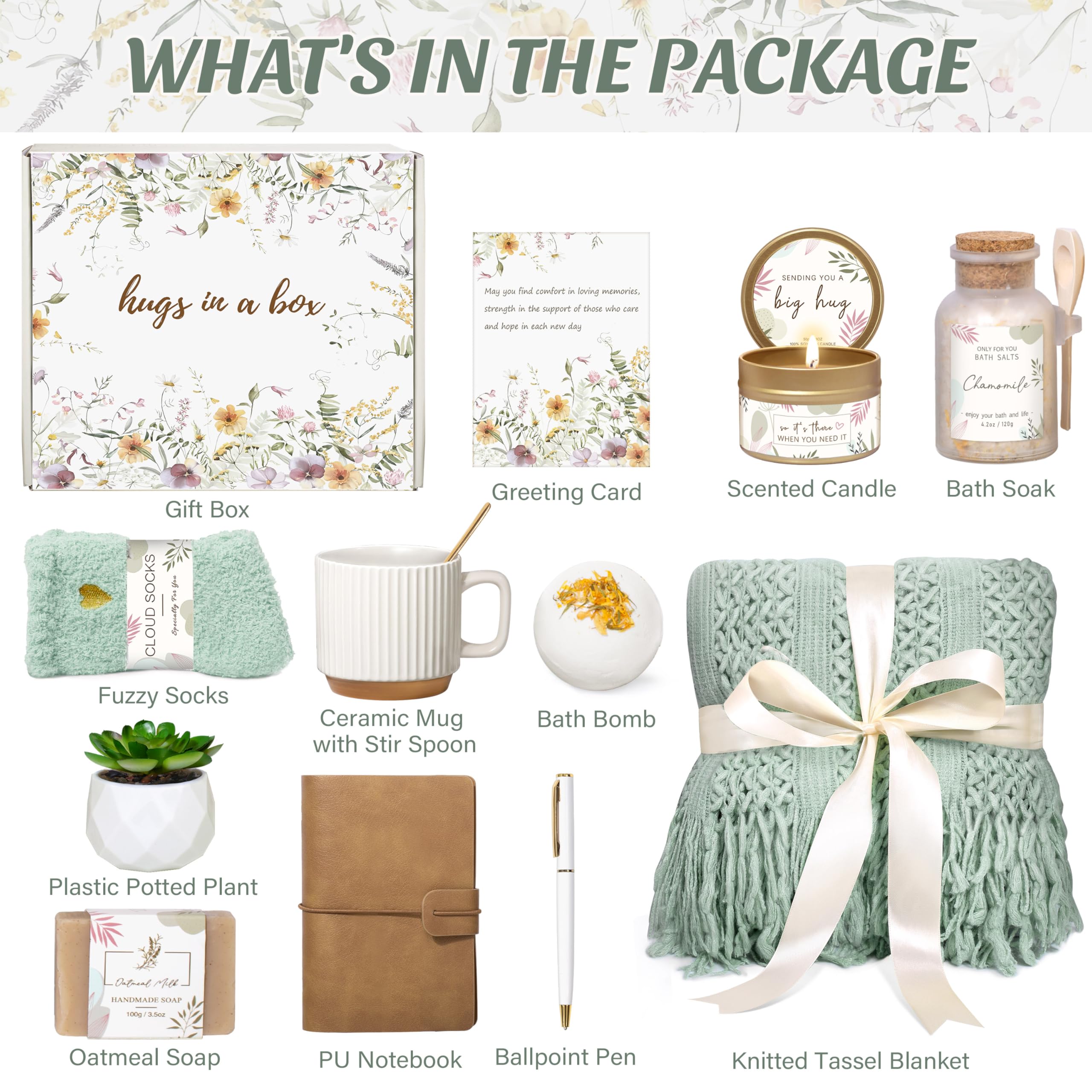 Lepiche versatile occasions gift box; suitable for birthdays, get-well, and more for her.