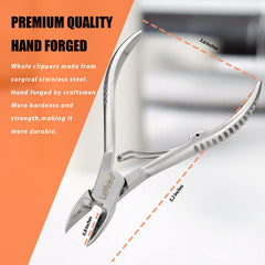 LePinko 18mm blade length enables deeper cuts on thick nails.