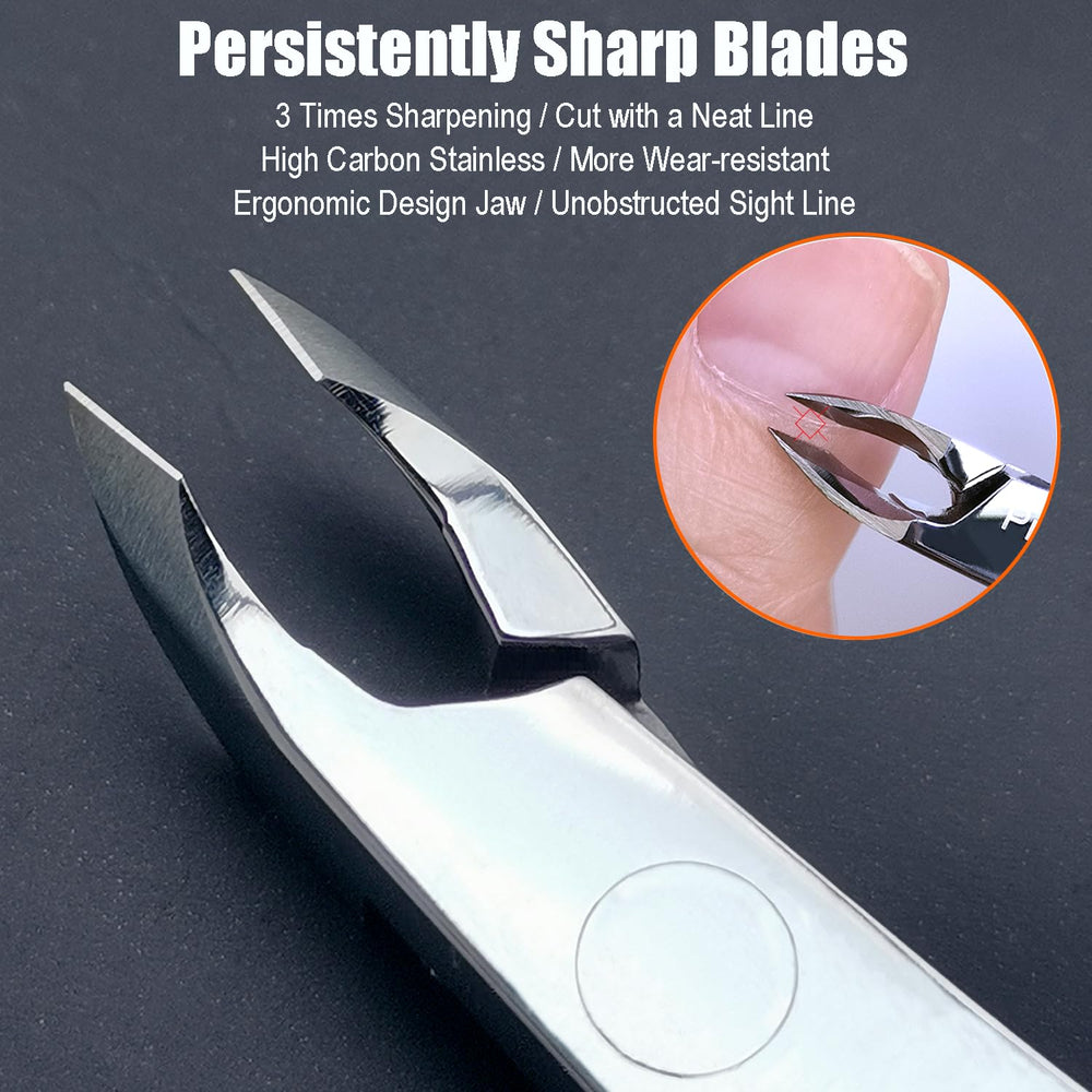 LePinko cuticle-trimmer in action demonstrates quick, clean cuts