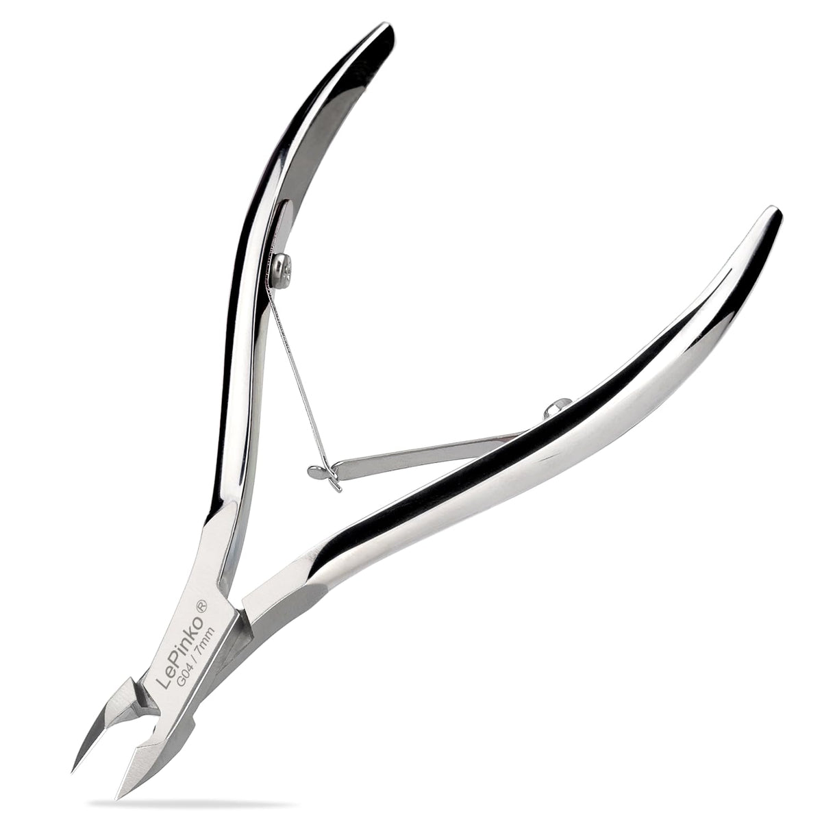 LePinko Cuticle Trimmer closeup blade, ultra-sharp precision for clean nail cuts
